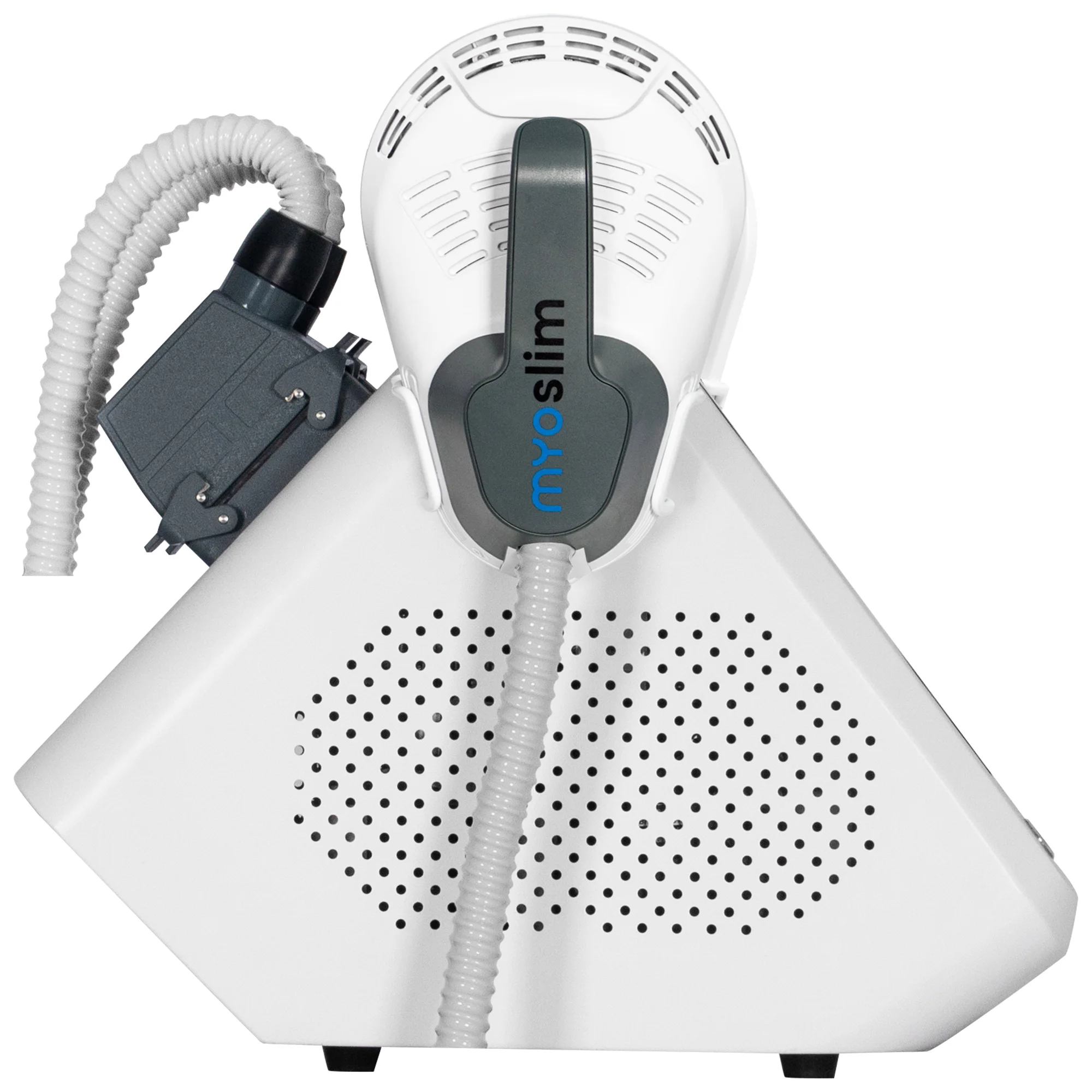 Фото Аппарат для коррекции фигуры MS MYOslim RF Sculpt: EMS-массажер для похудения, электромагнитная стимуляция мышц и уменьшение жира №5