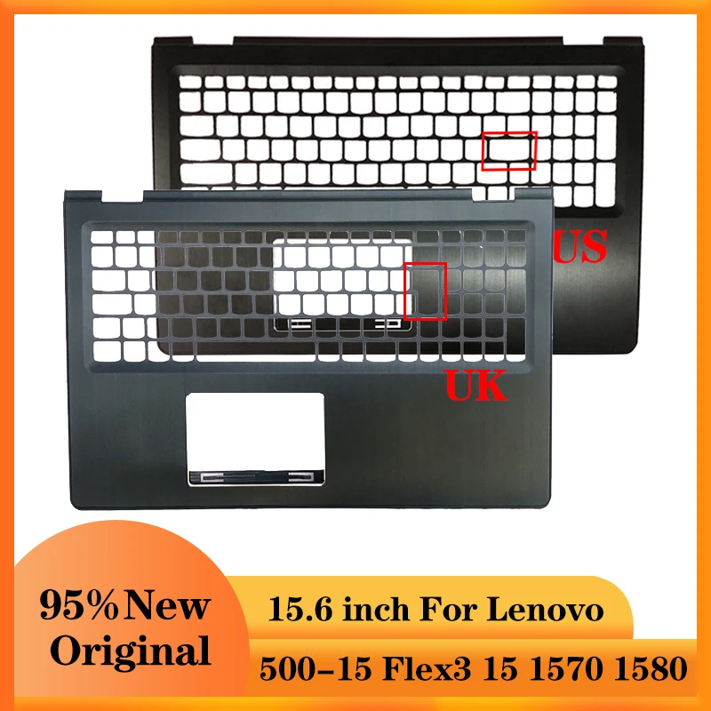 

Original For Lenovo Yoga 500-15 Flex3 15 1570 1580 Series Laptop Palmrest Upper Case Black 5CB0J34016