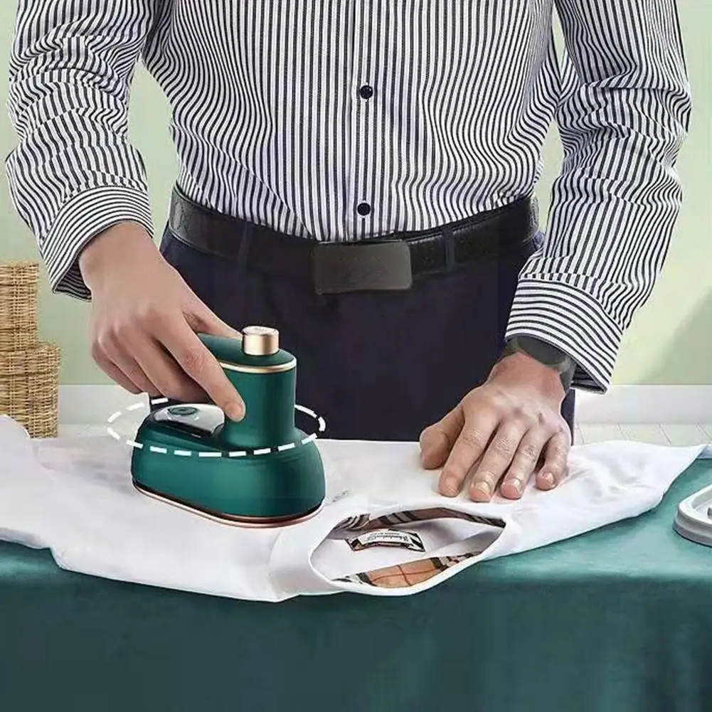 

Mini Handheld Steam Iron Wet And Dry Dual Portable Hot Ship Clothing Steam Home Traveling Generator B2a4