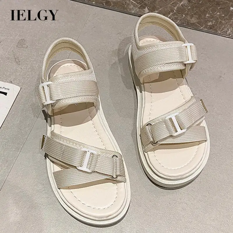 

IELGY women's casual korean style sports thick sole light sandals