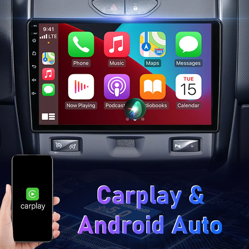 Автомагнитола Jansite 2 Din Android 11 мультимедийный видеоплеер для Renault Duster 2015-2018 GPS Carplay