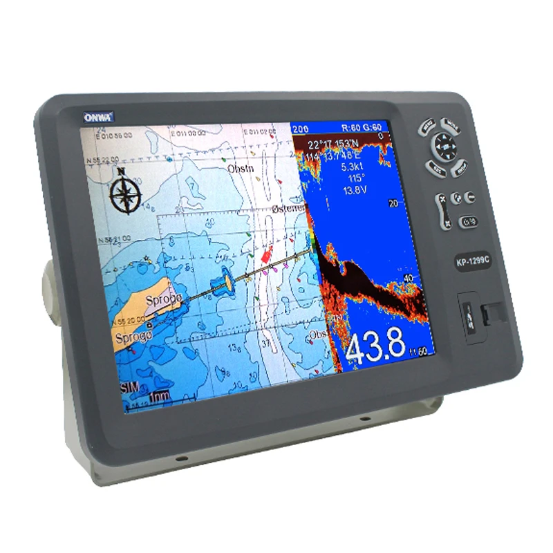 Морская электроника KP-1299C GPS-карта плоттер с трекером Fish Fider навигационная антенна