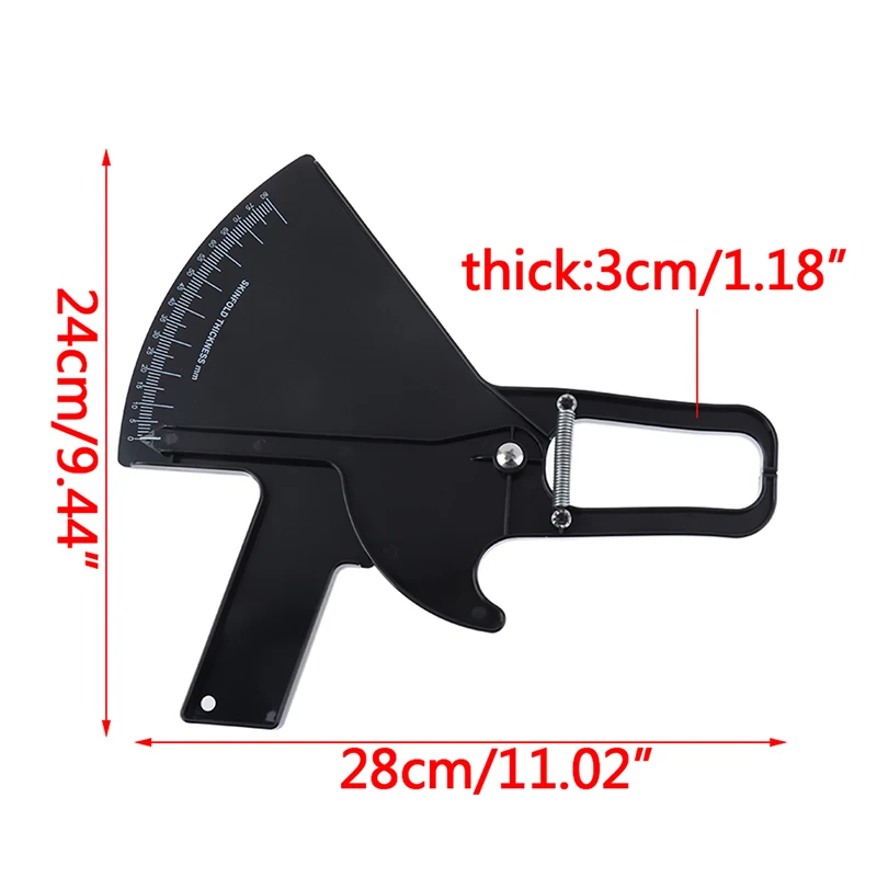 

Tester Body Fat Caliper Tools Skinfold Weight 80mm Accessories Adipometer Body Caliper Fat Measure Measurement