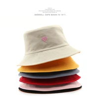 sleckton cotton bucket hat for women and men fashion heart embroidery hats casual panama hat summer sun fishermans hat unisex