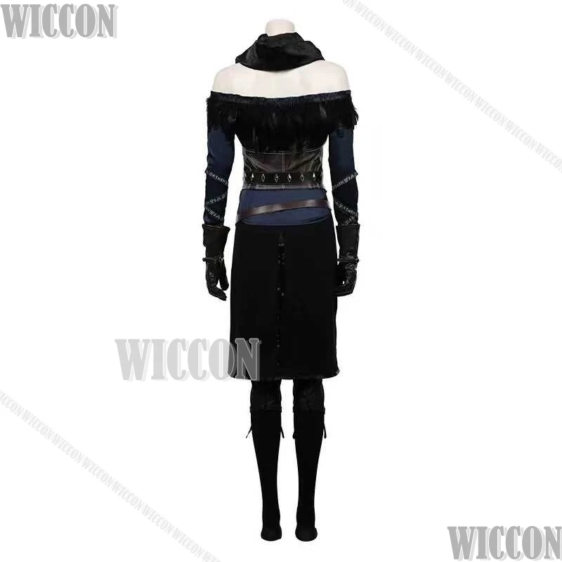 Фото Witcher3 Yennefer of Vengerberg Janka Jenny, одежда для косплея, игра на Хэллоуин, женская униформа для взрослых, брючный костюм, парик, наряд Comic Con №3