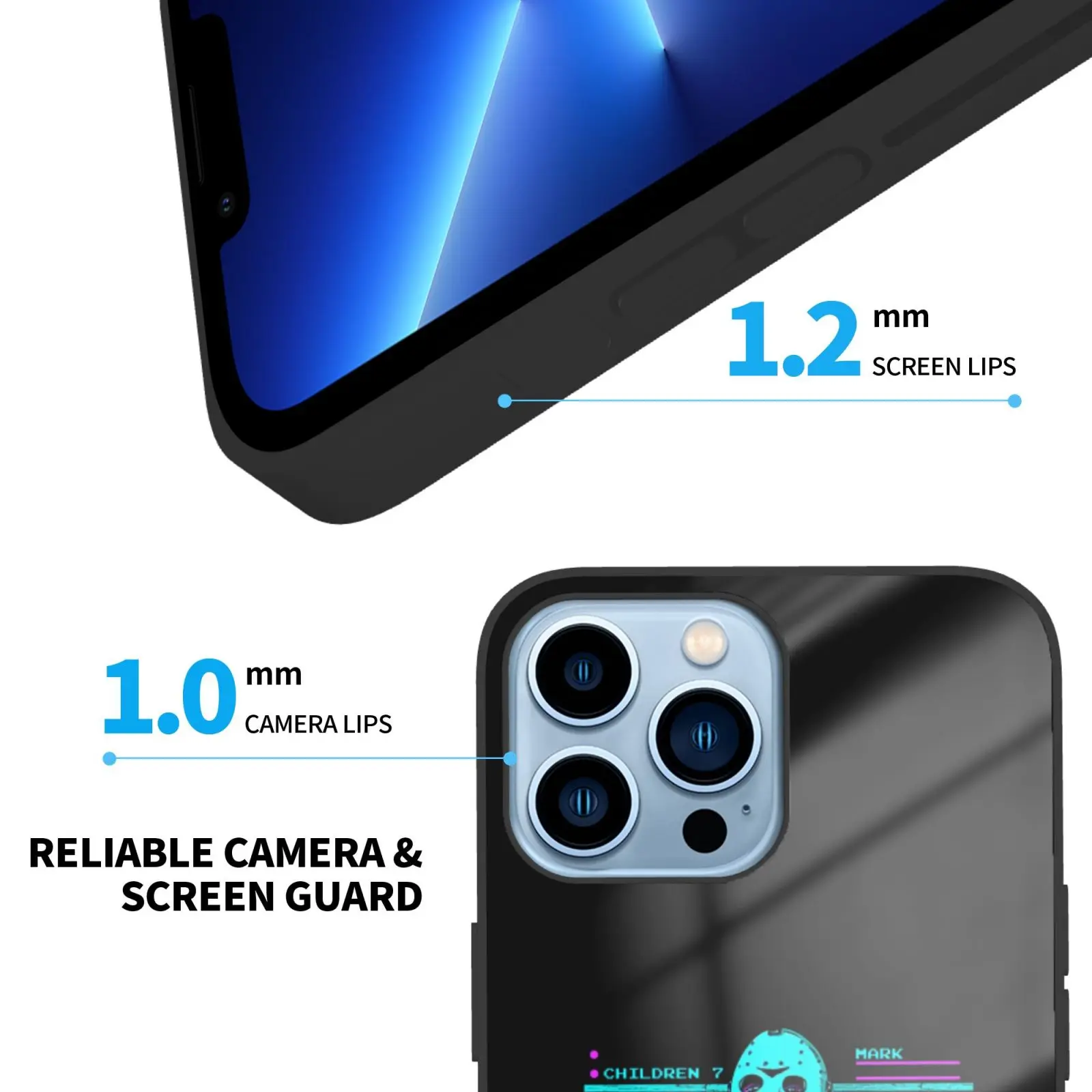 Чехол из закаленного стекла для iPhone 13 12 11 Mini Pro Max с изображением пятничного 13-го