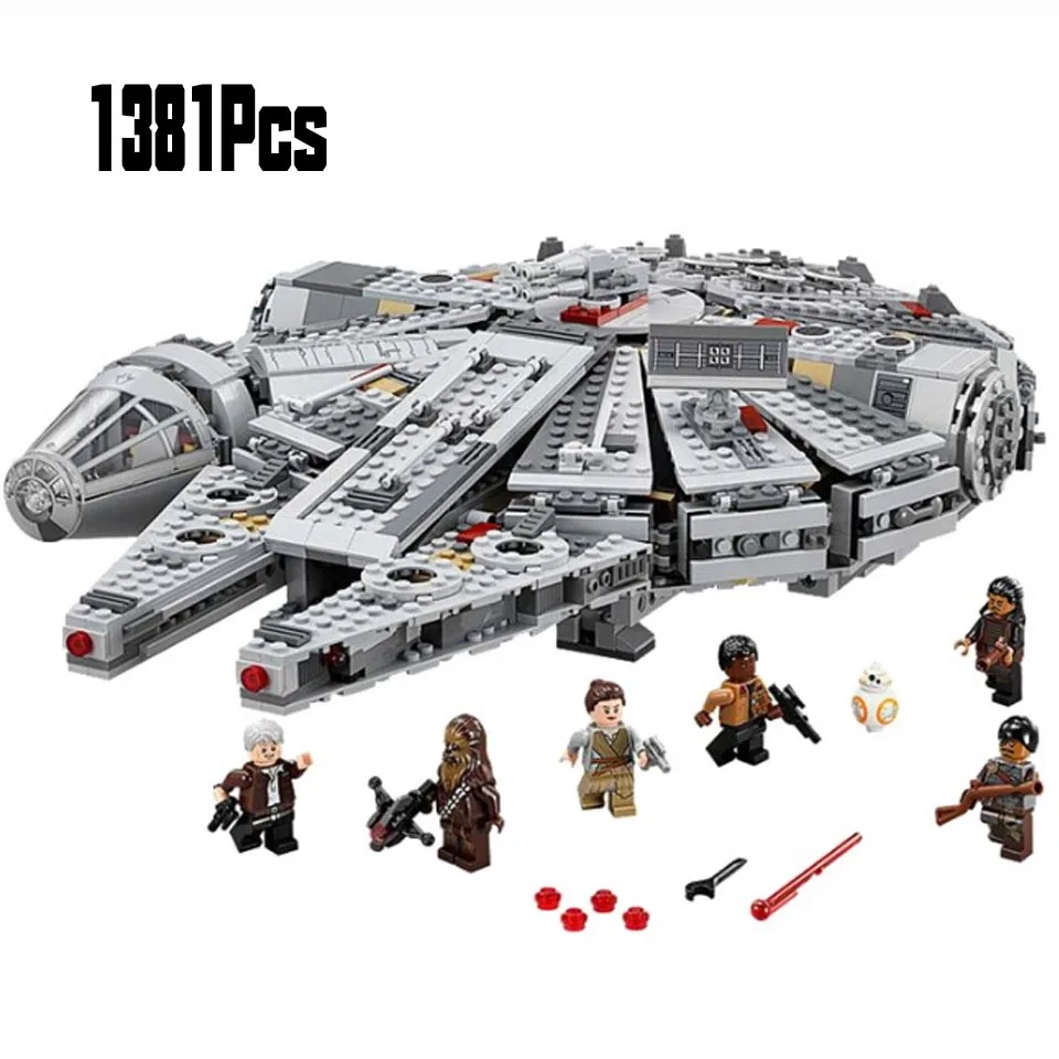 

Star Millennium Imperial TIE Fighter Building Blocks Compatible Wars Toys Children with Star Gift Wars Falcon Toys