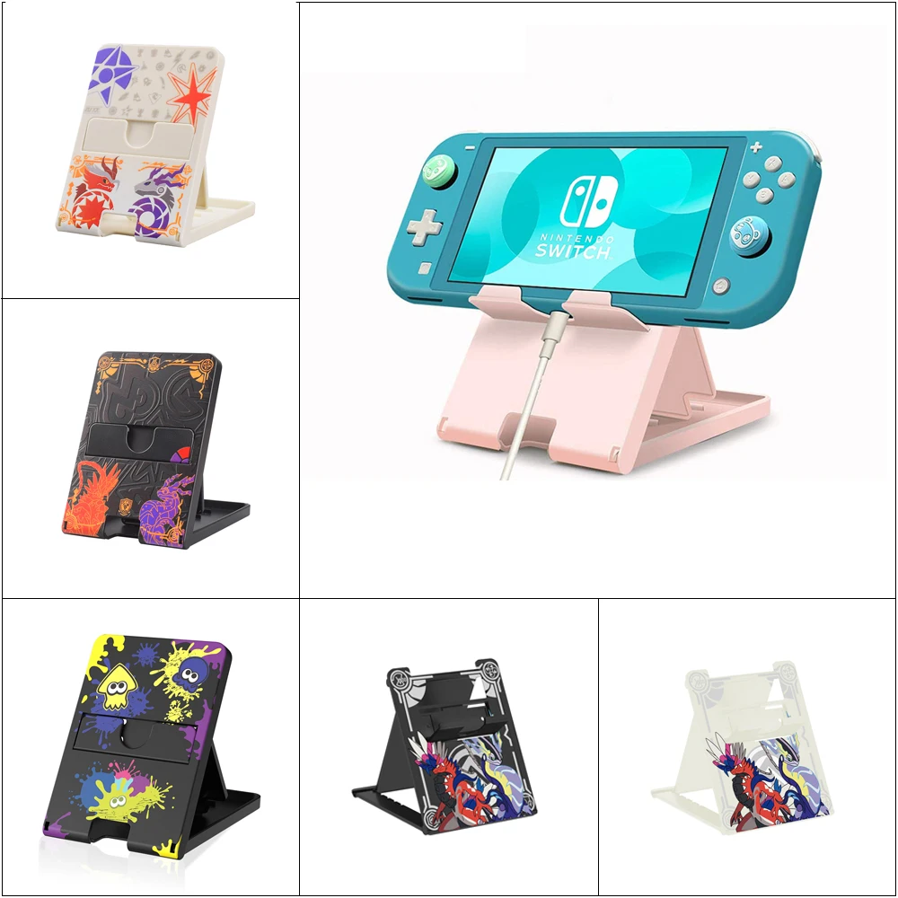 

Держатель для игровой консоли, подставка, регулируемый кронштейн, совместима с Nintendo Switch OLED/Switch Lite/Switch/Smartphone/Tablet