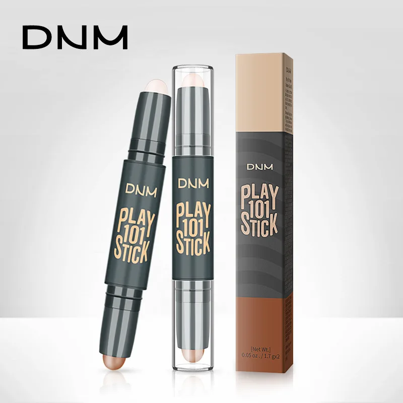 

1 Double-Head Concealer Stick Highlight Shadow Pen Contour Pen Color Lifting Liquid Foundation Female Facial Contour Makeup Tool