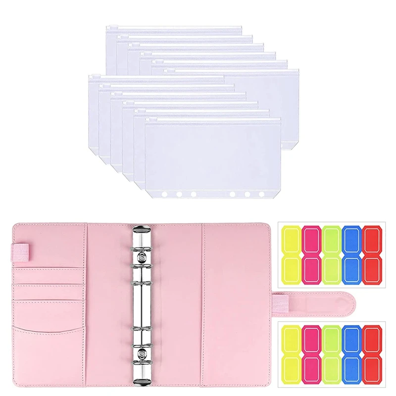 

Budget Binder with Zipper Cash Envelopes for Budgeting,12Pcs Waterproof Cash Budget Envelopes System for Cash