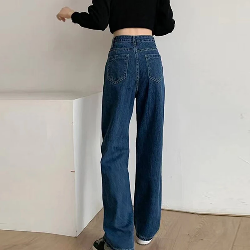 YUDX Wide Pants Cowboy Pants for Women Clothing Jeans Y2k Women's Clothing 2023 High Waisted Jeans Woman Clothes Harajuku Fashio