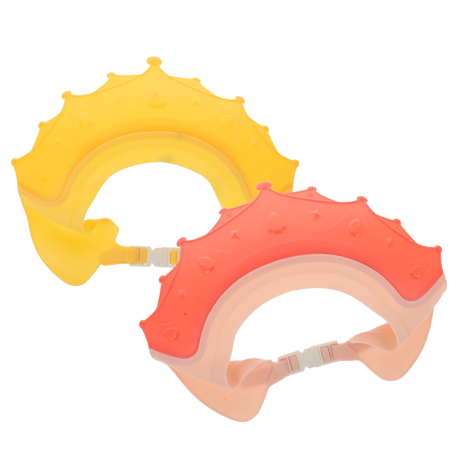 

2pcs Baby Shower Cap Kids Shower Cap Hair Washing Hat for Toddlers Baby Sun Hat