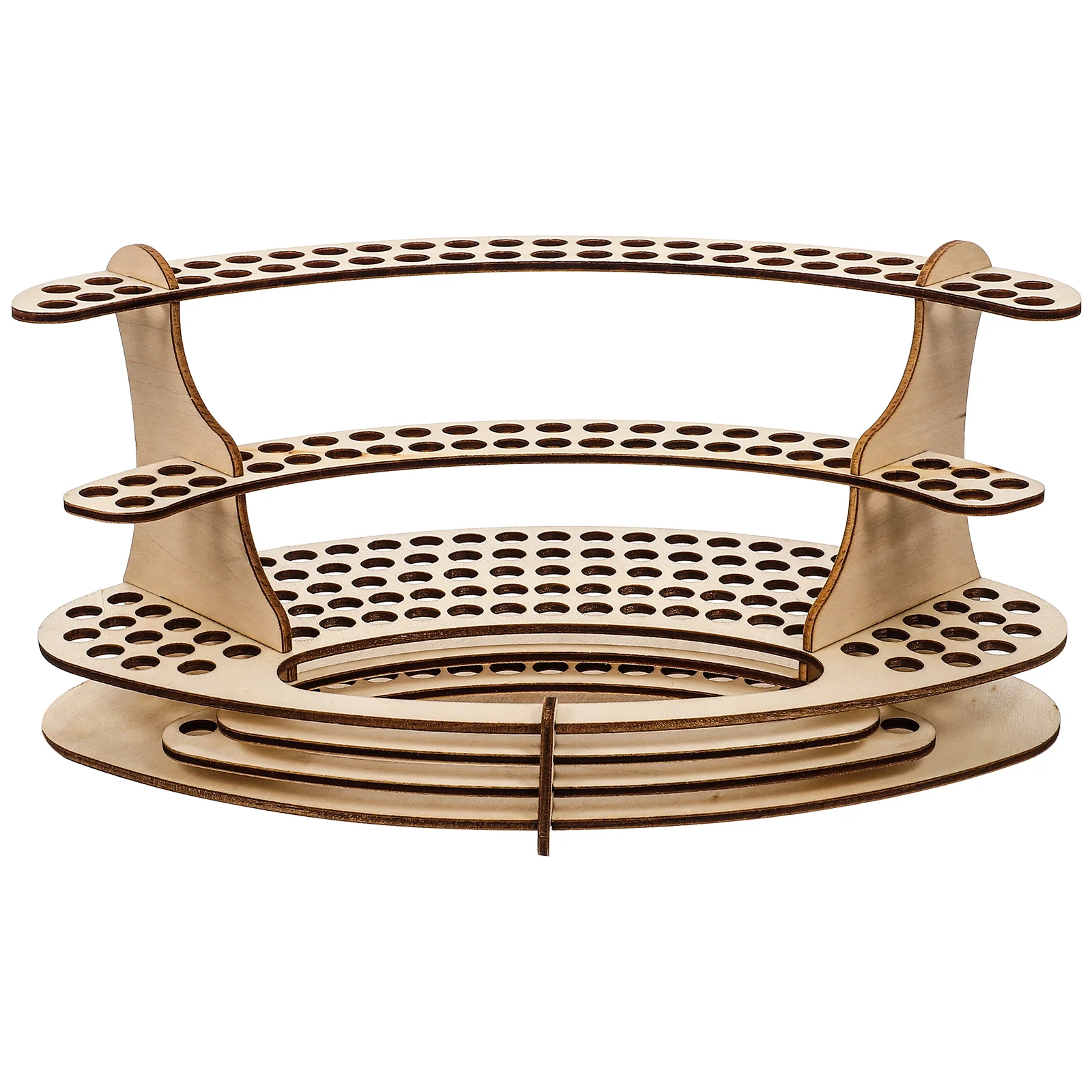 

Pen Holder Organizer Display Stand Desk Brush Wooden Rack Slots Cup Stationery Wood Racks Holders Eyebrow Stands Paintbrush