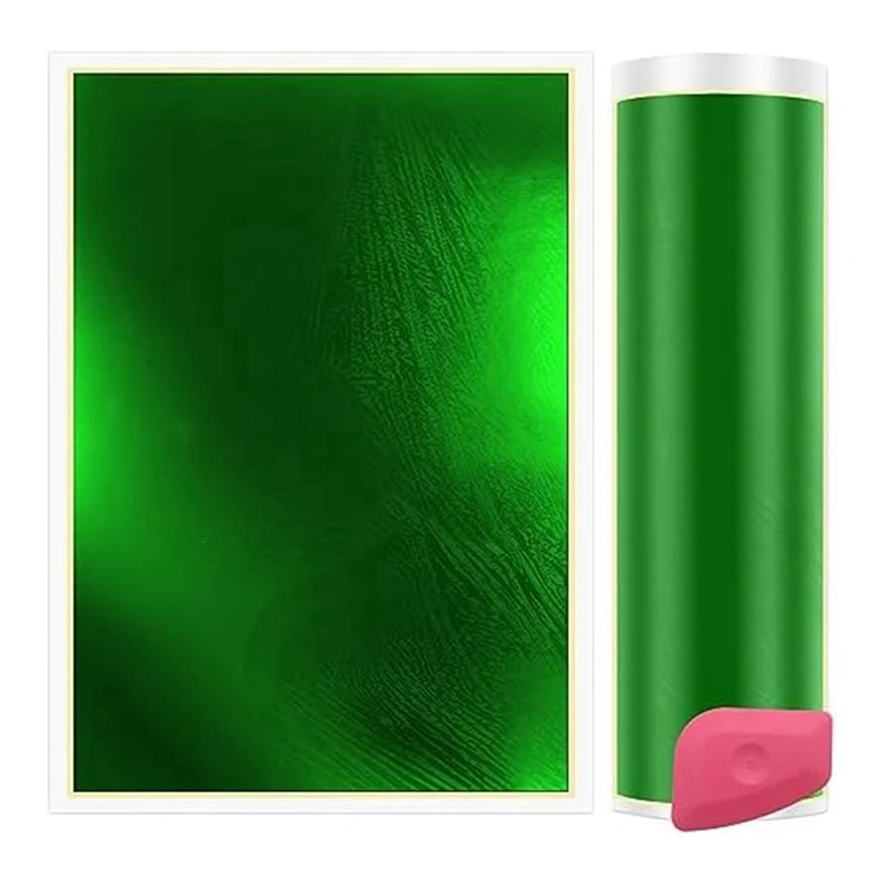 

Лазерная гравировка, маркировочная цветная бумага, зеленая маркировочная бумага 2 шт., прочная Лазерная гравировочная бумага для волоконного лазера