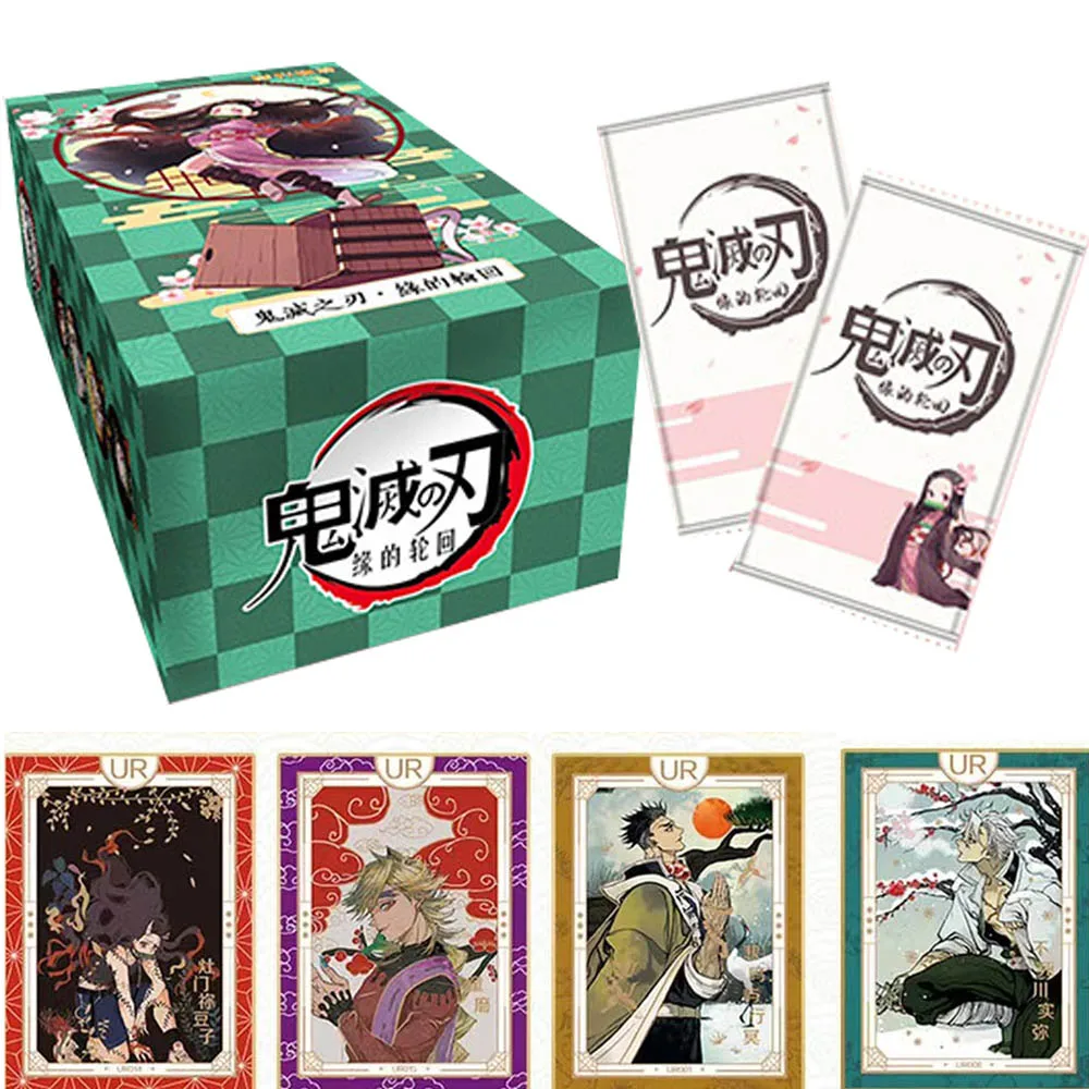 

Demon Slayer Limited Collection Cards Anime the cycle of fate Multi Style SSR and Gorgeous Diamond Flash Cards Games Toy Gifts