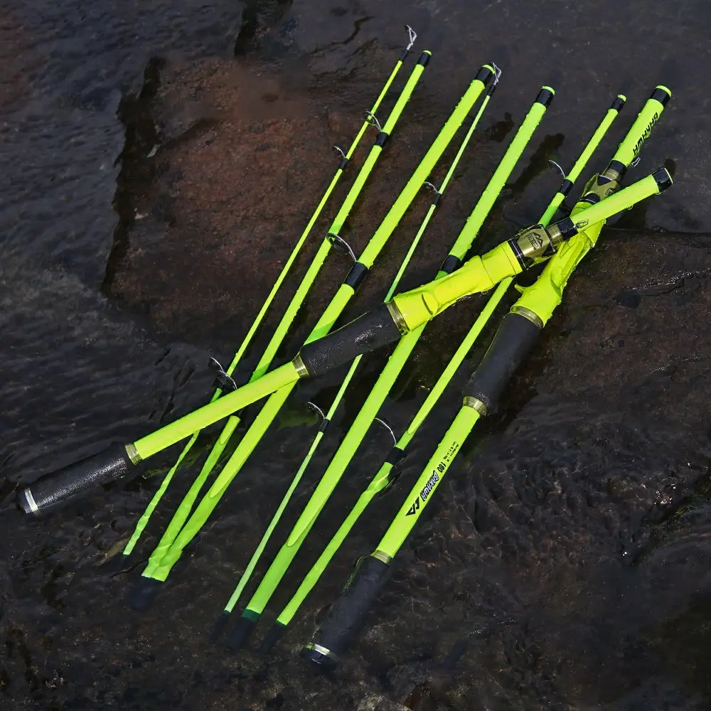 BAKAWA Casting Спиннинговая удочка 2 1 м 8 сверхлегкая приманка-фидер Pesca 4-секционная с