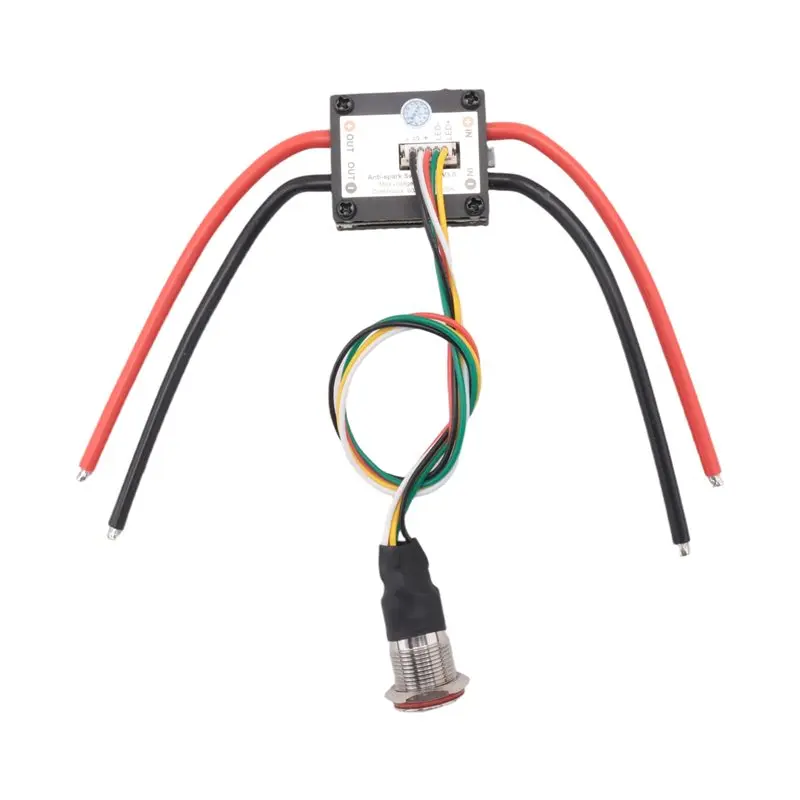 Фото FLIPSKY 1 шт. Антиискровой переключатель Pro V3.0 ESC с радиатором охлаждения, запасные части для электроскейтбордов/электровелосипедов/самокатов/роботов №1