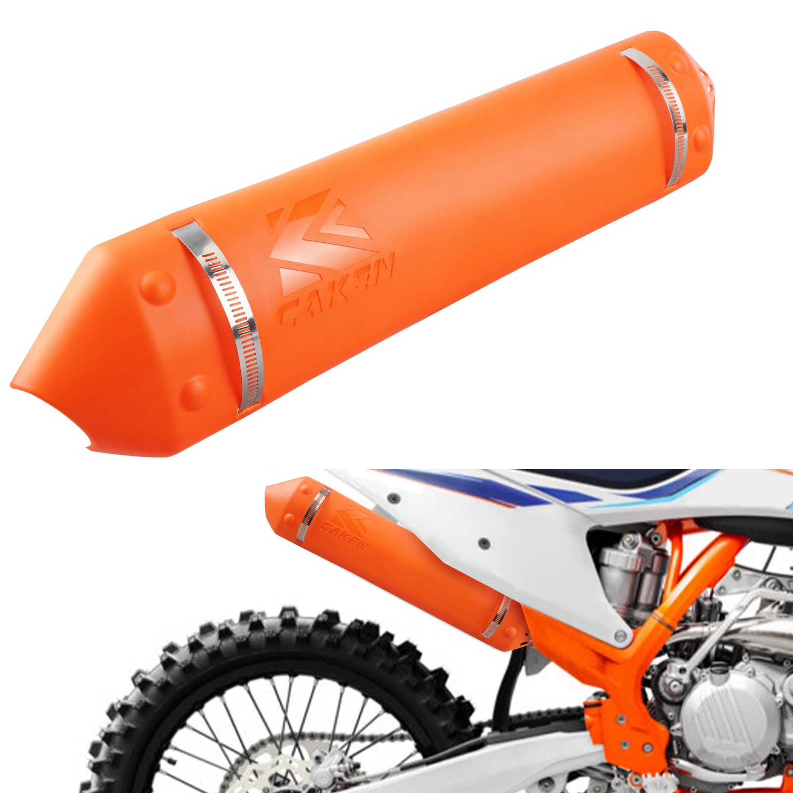 

NiceCNC Motorcycle Exhaust Muffler Pipe Guard Shield Protector For KTM 250 300 XC XC-W TPI 2020 2021 2022 250XC-W 300XC-W 2023