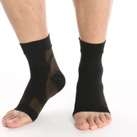 2pcspair compression socks foot care sleeve for men women ankle arch support graduated sport stockings running nurses recovery