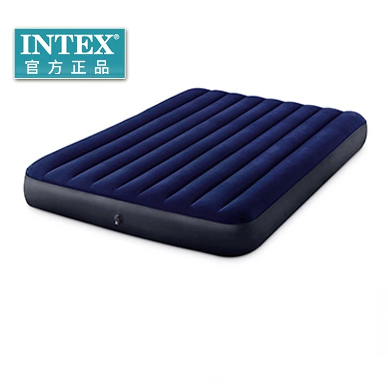 Inflatable Mattress Convenient Home Outdoor Single and Double Air Cushion Increase Thick Blue Folding Matress Sleeping Foldable images - 6