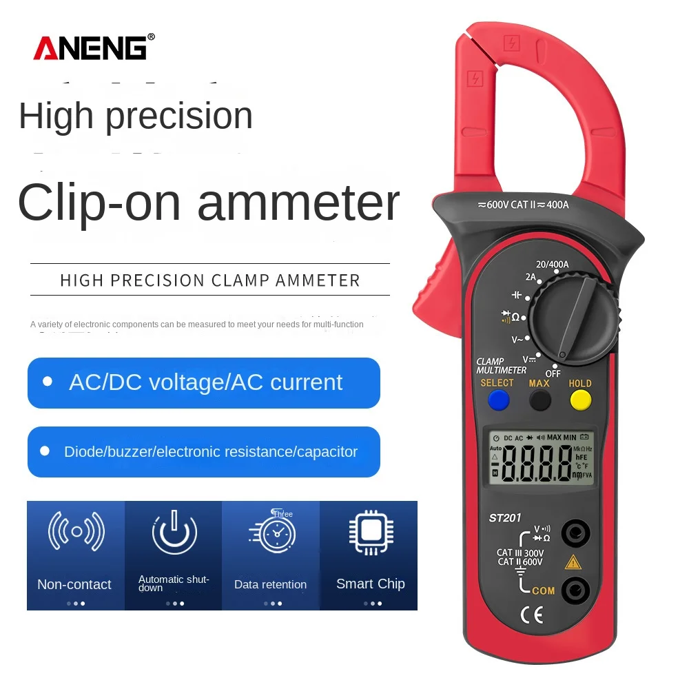 ANENG Digital Clamp Meter AC/DC Digital Clamp Multimeter High precision Voltammeter Measuring Instrument