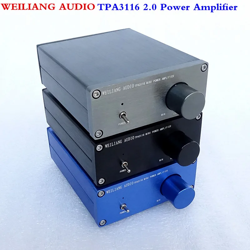 

Weiliang Audio Tpa3116 2.0 Class D Mini Digital Power Amplifier Maximum Output Power 50w*2