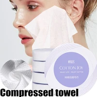 disposable face towel compressed portable travel cotton compressed towel tablet cloth wipes tissue mask makeup cleaning tools
