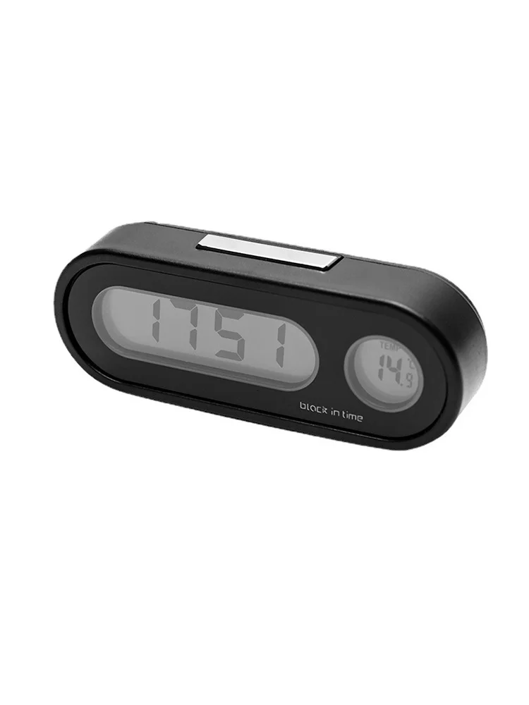 

Auto Digital Clock Automobile Watch Automotive Car Thermometer Hygrometer Decoration Ornament Luminous Mini Clock In Car