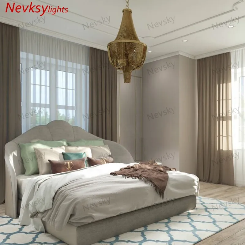 Люстра с кисточками