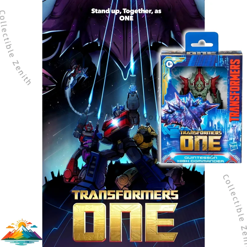 Фото В НАЛИЧИИ: Трансформируемые игрушки Hasbro Origin Movie 8 Changers Deluxe Quintesson High Commande, коллекция аниме-фигурок. №1