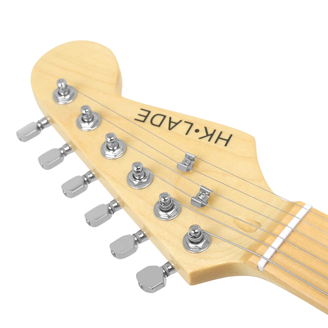 HK·LADE 6-струнная электрогитара с 22 ладами 39-дюймовый кленовый корпус ремешком для