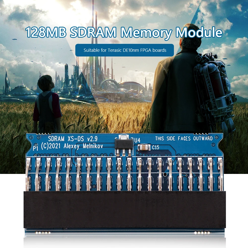 

Сменный Сверхтонкий модуль памяти 128 МБ Bitfunx мистер SDRAM XS-DS V2.9 плата для Terasic DE10nm, аксессуары mr FPGA