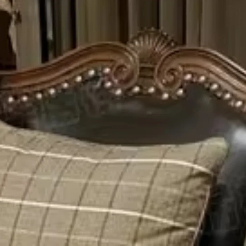 Коричневая распродажа роскошные диваны европейские антикварные кожаные