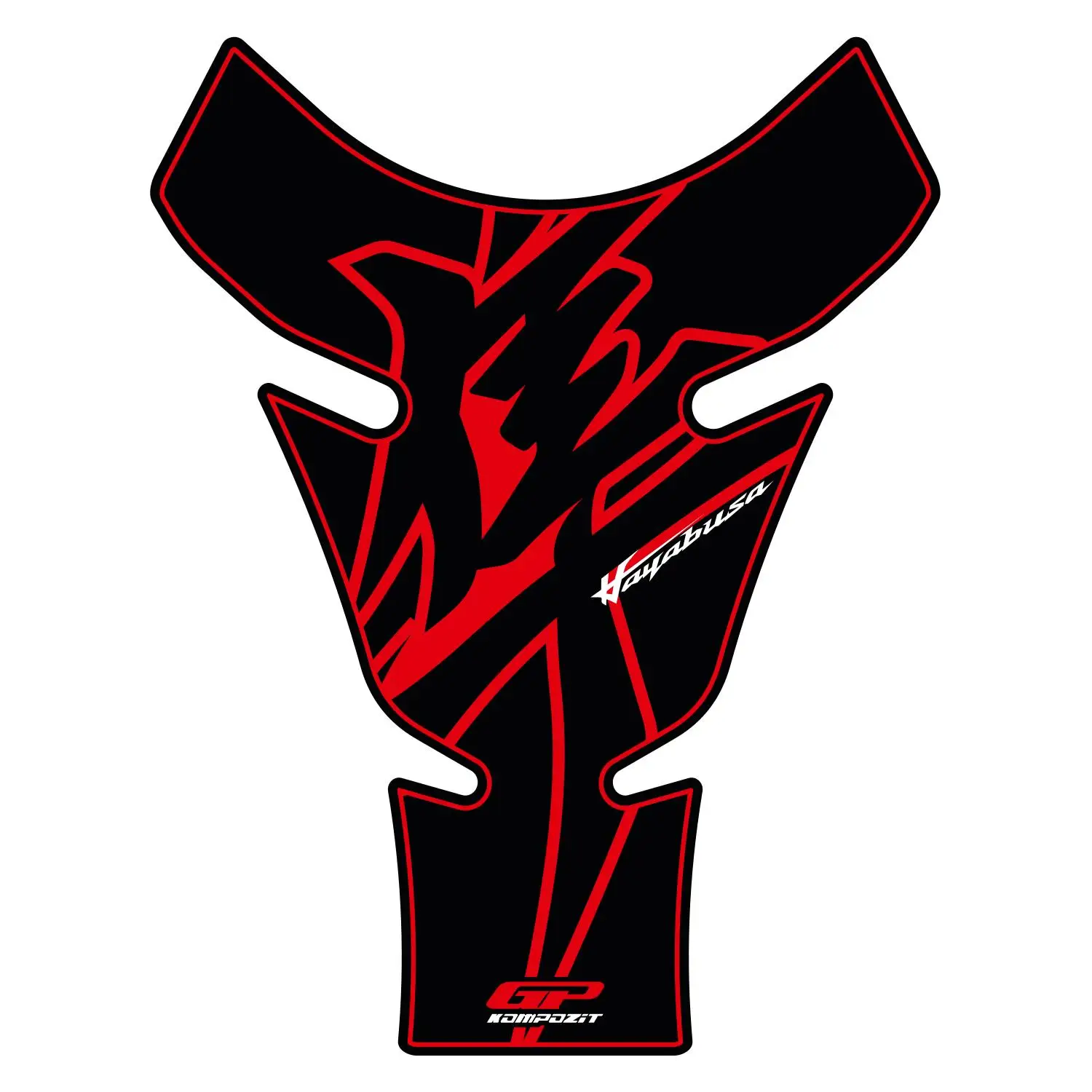 

GP composite for Hayabusa-Tank Pad Strip Sticker Red