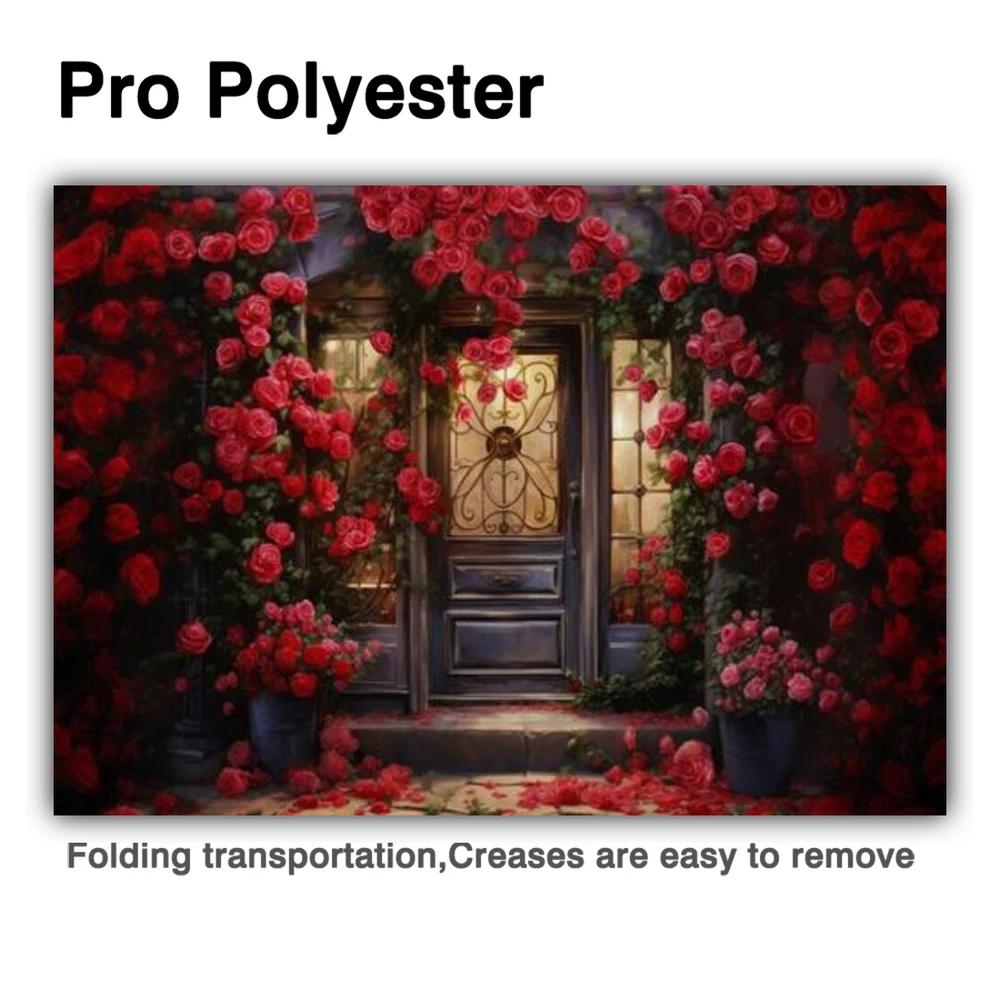 Allenjoy роспись маслом роза фон для фотосъемки в саду День Святого Валентина