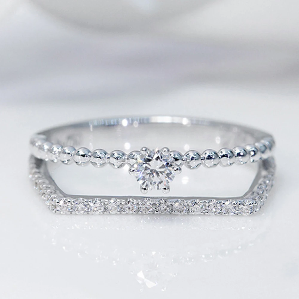 

Усовершенствованные оригинальные женские кольца, блестящее художественное кольцо из муассанита, женское роскошное ювелирное изделие, Женский бриллиантовый дизайн из циркония, подарок для девушки