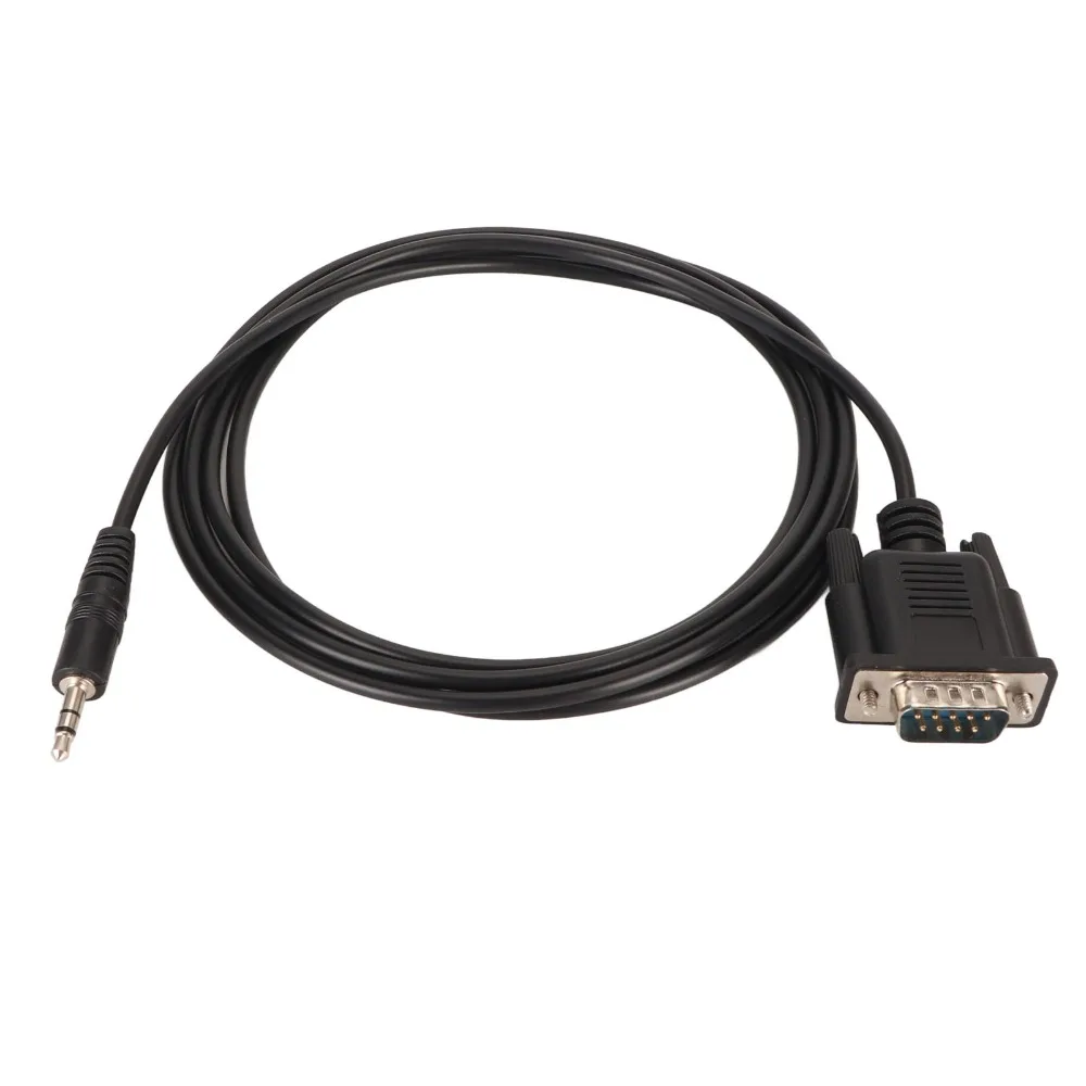 Фото 9-контактный разъем DB9 (папа) на разъем DC3.5mm (папа), кабель Plug and Play, износостойкий, для преобразования RS232 в 1/8 дюйма, 1.8м / 5.9 футов №4