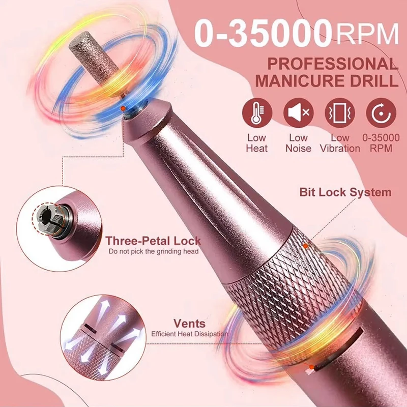 Машинка для аппаратного маникюра 35000 об./мин.