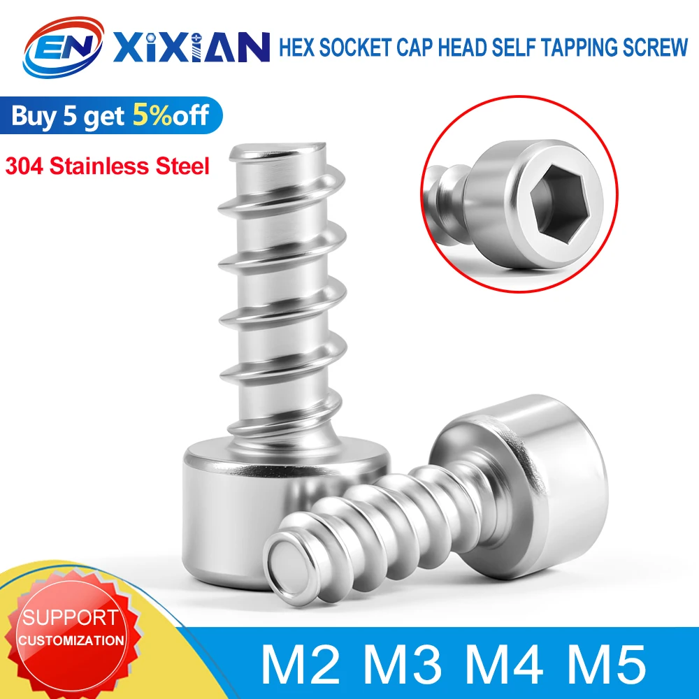 

Саморезы EN XIXIAN из нержавеющей стали 304 M2 M3 M3.5 M4 M5