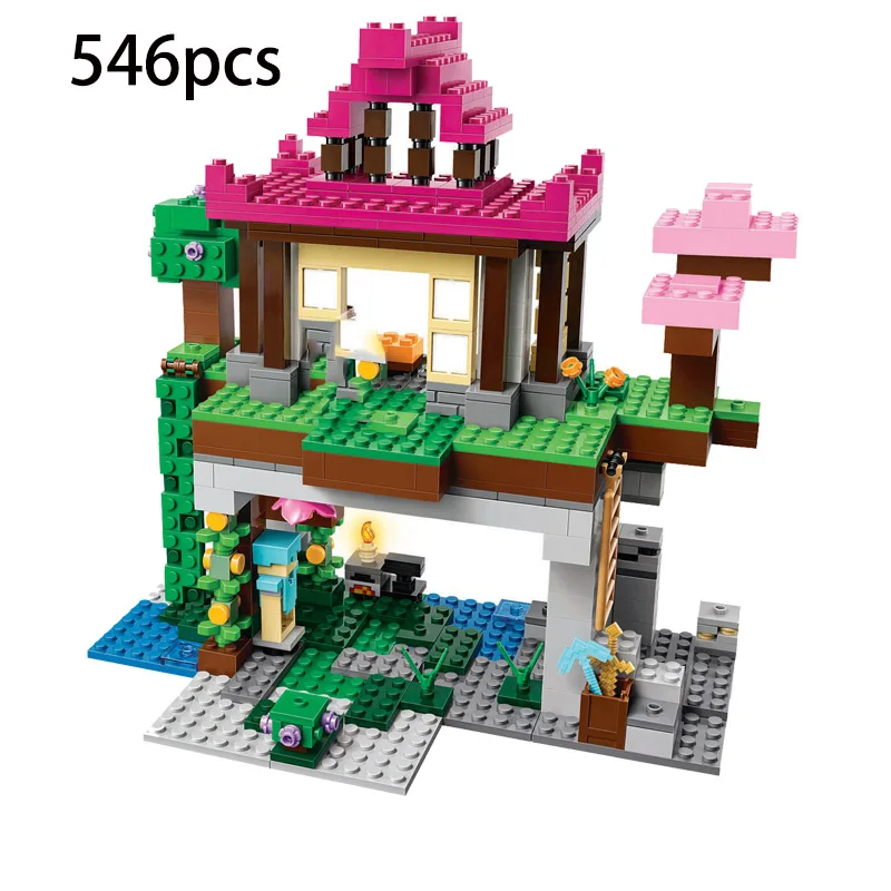 

543pcs The Training Grounds Building Blocks My New World Bricks DIY Compatible 21183 Toys for Children Birthday Christmas Gifts