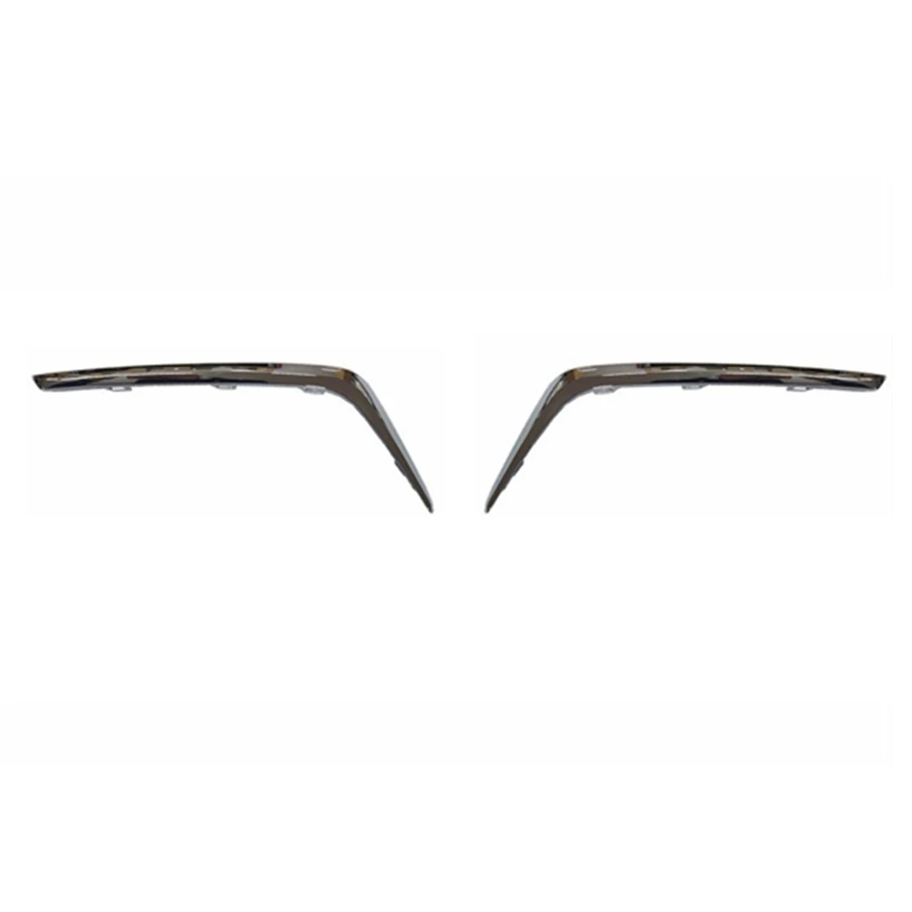 

Автомобильный хромированный передний бампер, нижняя решетка радиатора, Обрезанные полосы, дневные хосветильник, противотуманные фасветил...