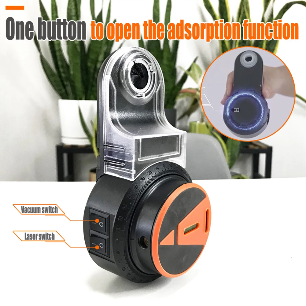 

Electric Drilling Dust Collector Portable Wall Suction Dust Collector Detachable Design 2 in 1 Functions for Home Cleaning Tools