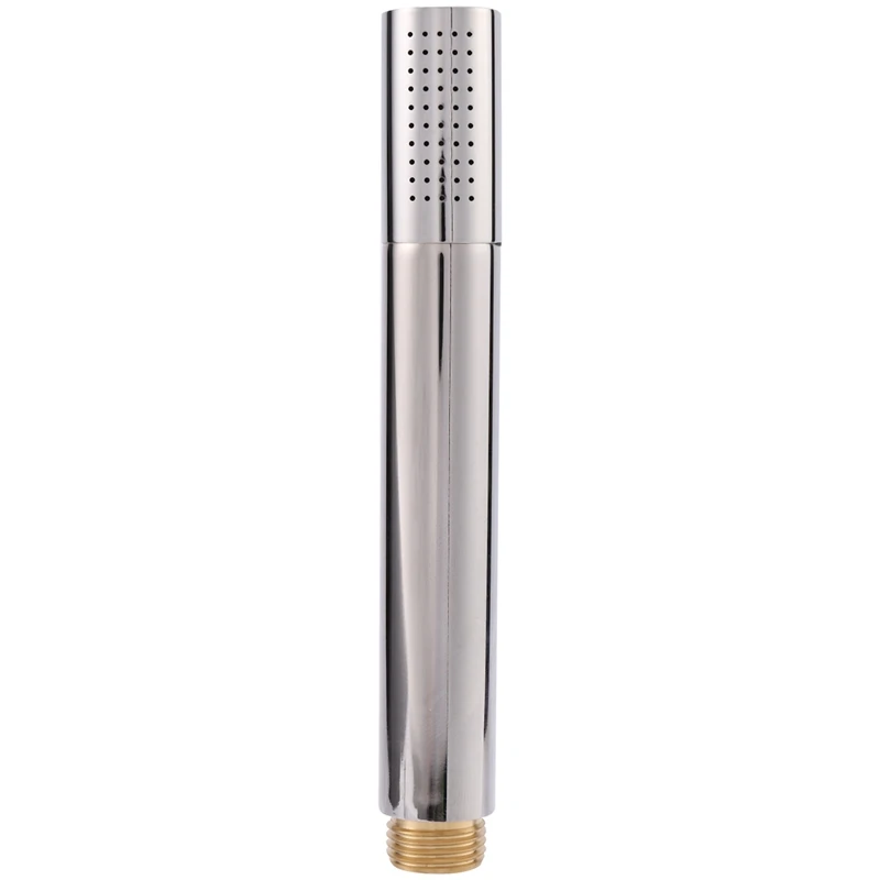 

Modern Style Bathroom Stainless Steel + Copper Hand Held Shower Heads Chrome Top Spray Rain Shower Heads