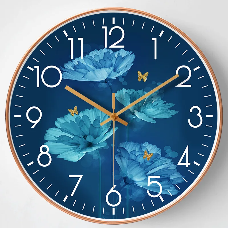

Silent Clock Watch Nordic Modern Home Decoration Bedroom Decorated Wall Clock for Living Room Decoration Round Creative Mute