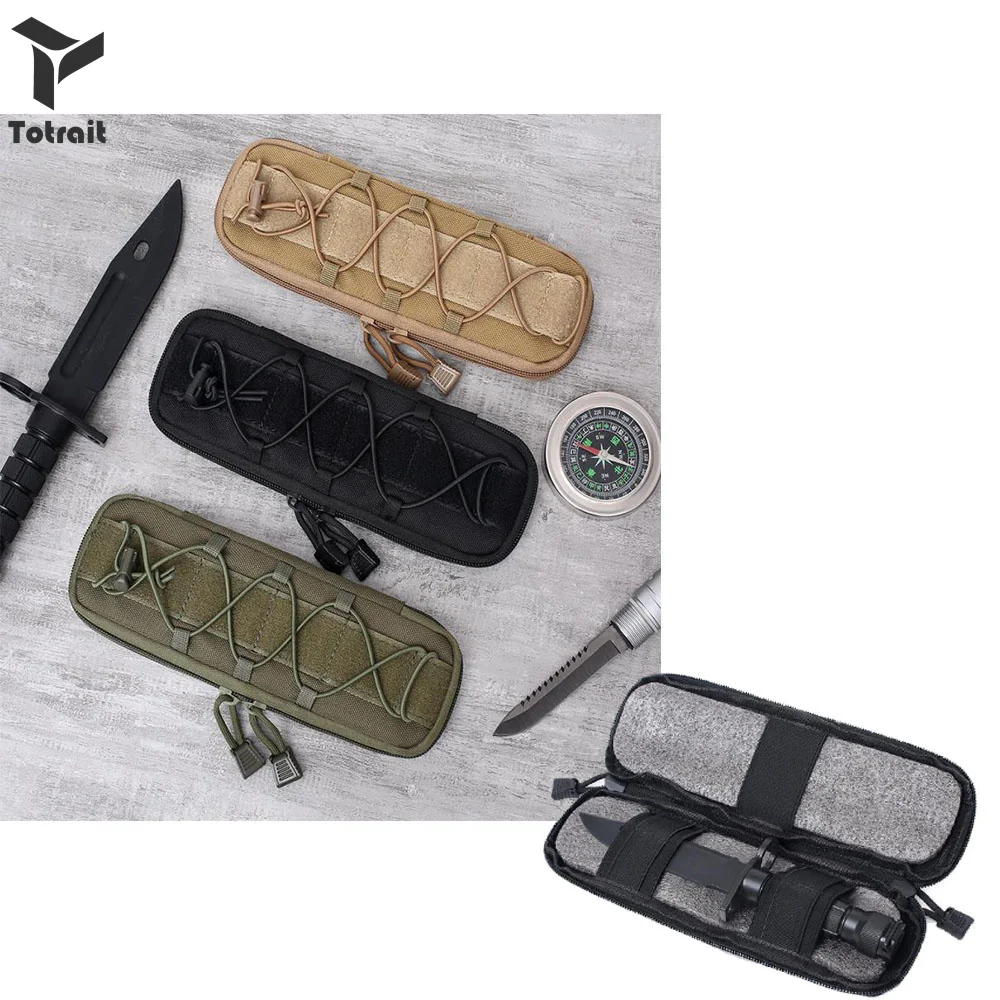 

New TOtrait High Quality Tactical Belt Pouch Waist Vest Pouches EDC Backpack Bag Attachments For Outdoor Sports