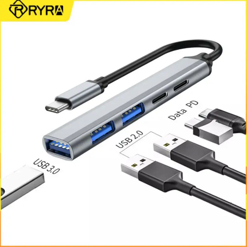 

USB-разветвитель RYRA 5 в 1 с поддержкой быстрой зарядки и передачи данных, 65 Вт