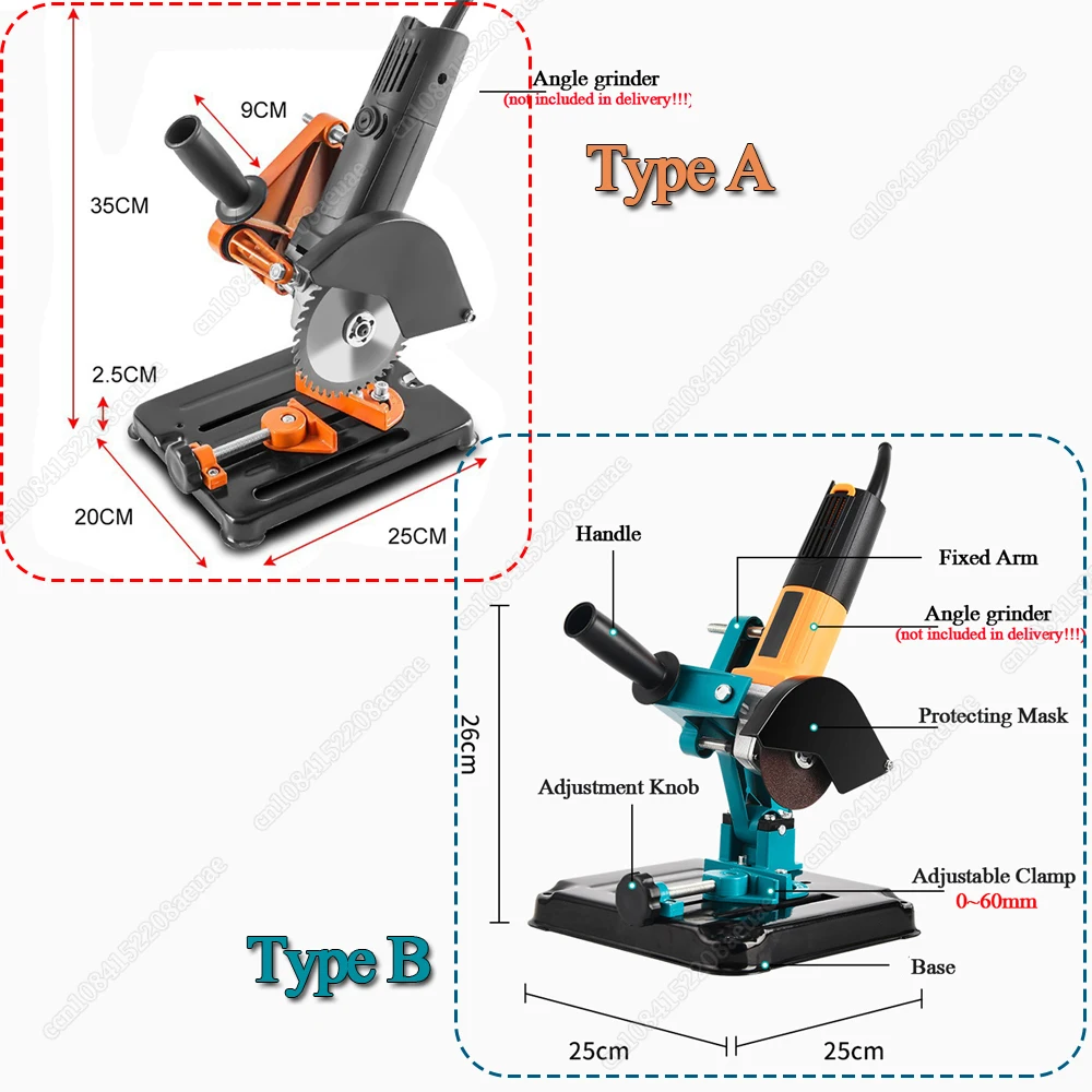 Угловая шлифовальная машина модифицированный кронштейн для режущей машины