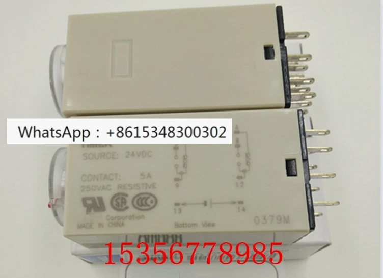 Оригинальное реле времени задержки Φ DC12V24V AC220V 8/14 pin