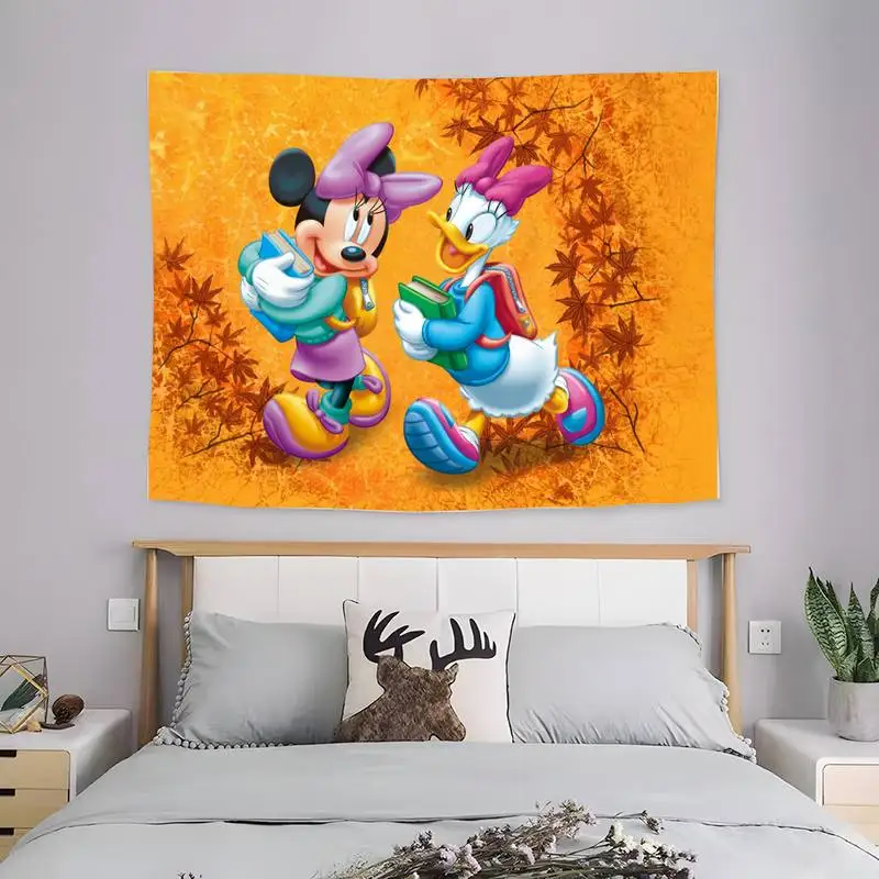 

Disney Donald Duck Tapestry Picnic Blanket Bedspread Beach Towel Yoga Tablecloth Curtains Home Decor Hanging Cloth Wall Decor