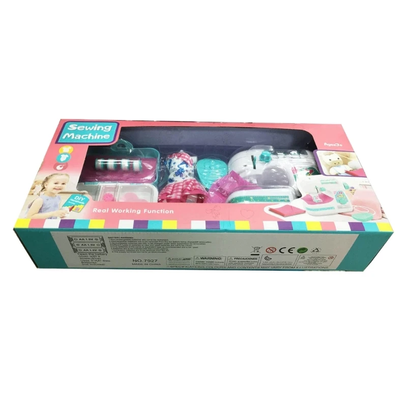 Y166 Детская электрическая швейная машина со светодиодной подсветкой ролевая игра